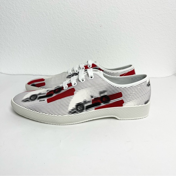 Prada canvas sneakers super rare and collectible Size Men’s US 10 - Picture 3 of 11